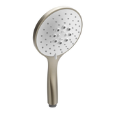 Gessi Rilievo pommeau de douche a trois jets avec insert blanc 14376